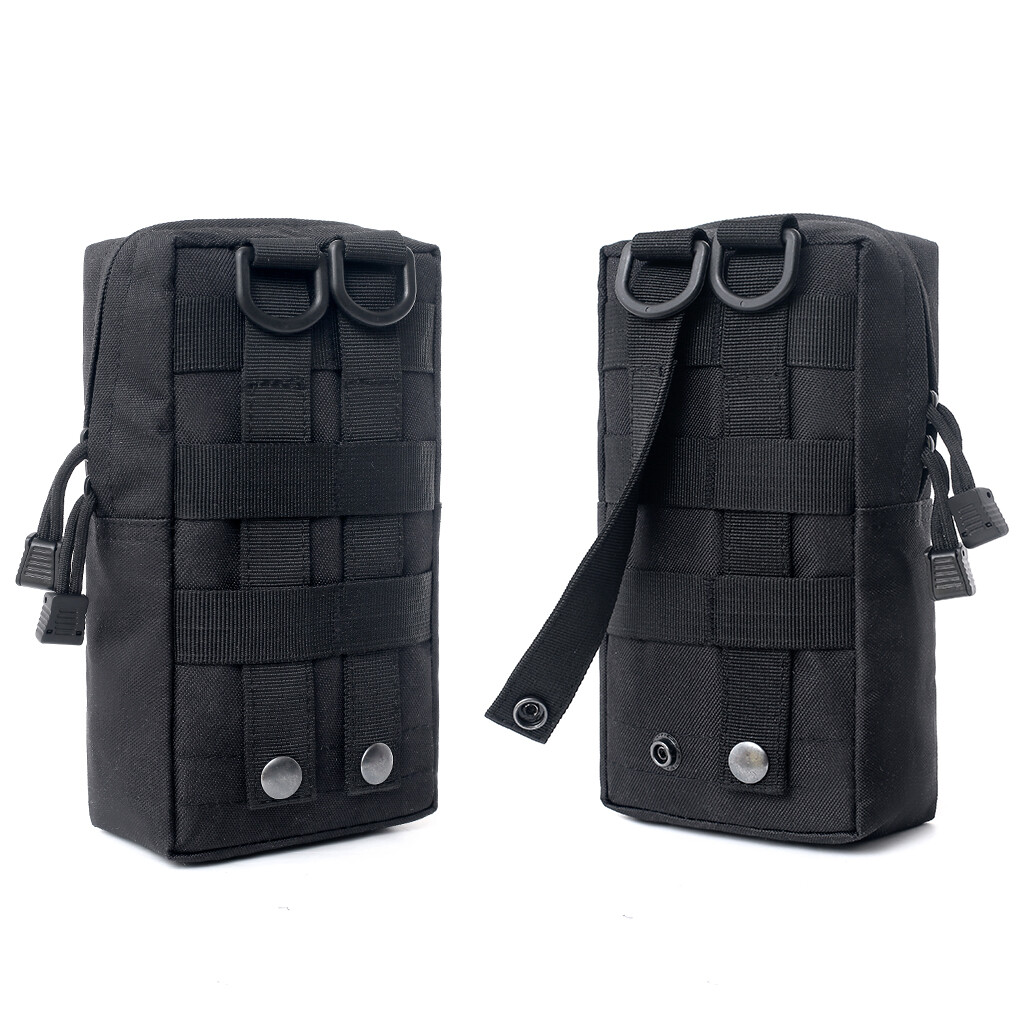 Tactical Molle Pouches Black Compact EDC Waist Bag Pack Gear Gadget Organizer US