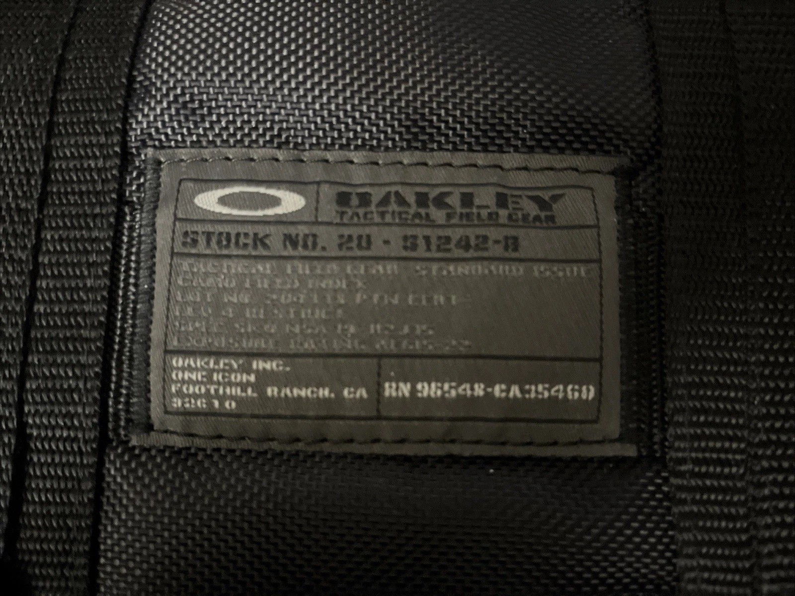 RARE OAKLEY AP MESSENGER BAG “DEXTER” TV Tactical Field Gear Range Excellent!