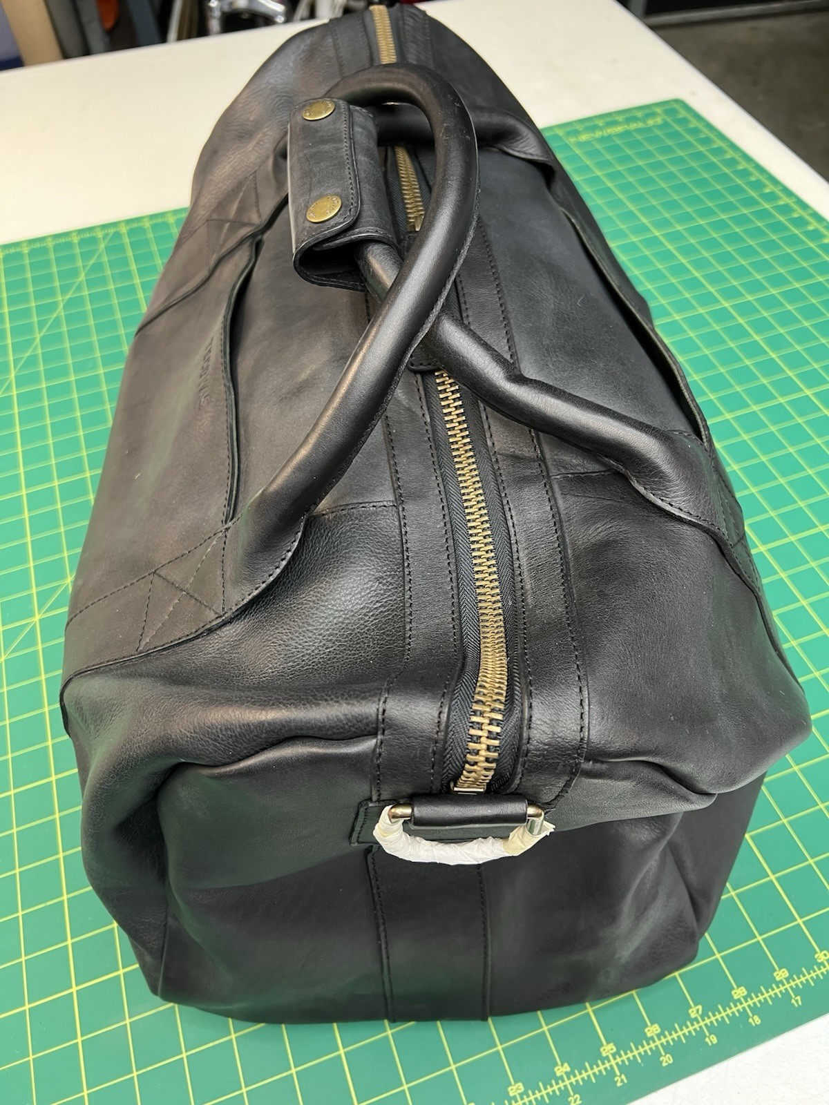 Tecovas Leather Weekender Duffle Bag Large Midnight Black Carry On Travel