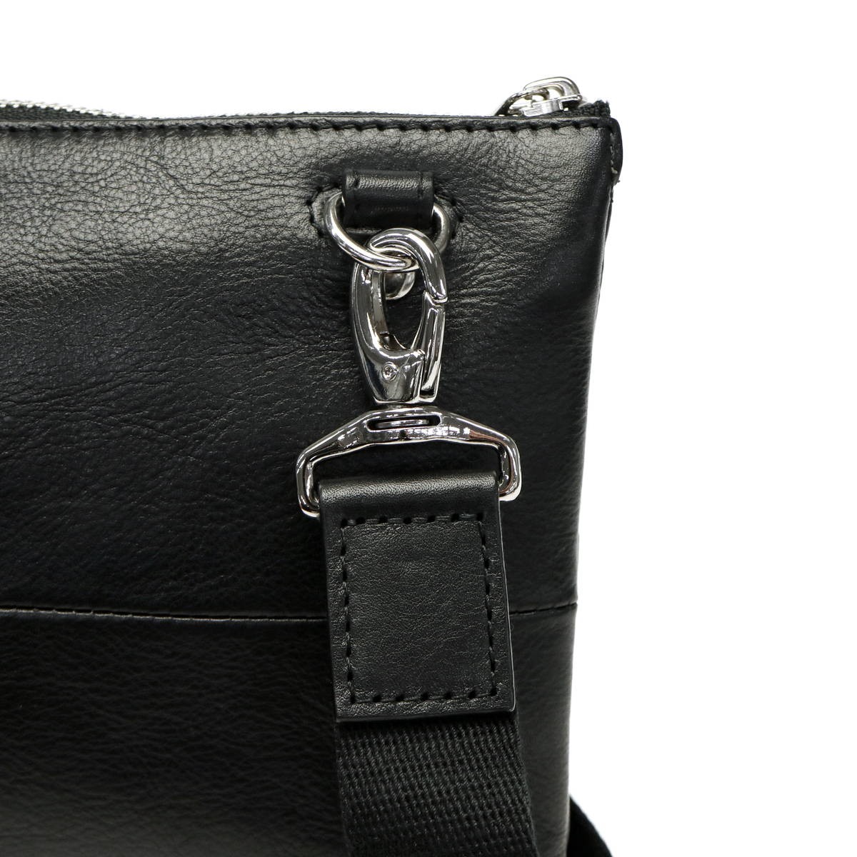 Ultima Tokyo Shoulder Bag Second Bag 2-Way Genuine Leather, Men’s Black or Navy