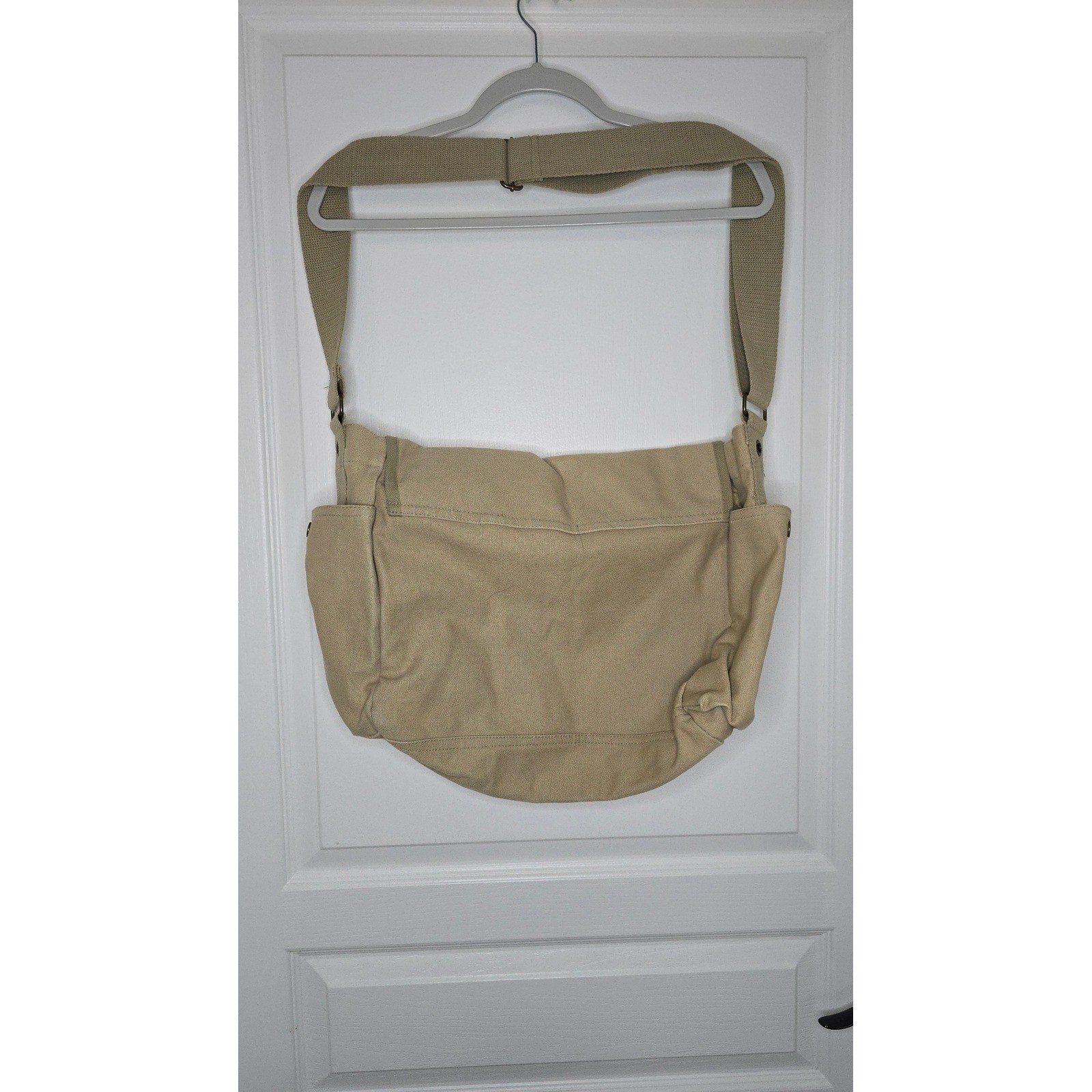 Strand Books Rothco Khaki Canvas Messenger Bag Crossbody Field Bag 1927 Graphic