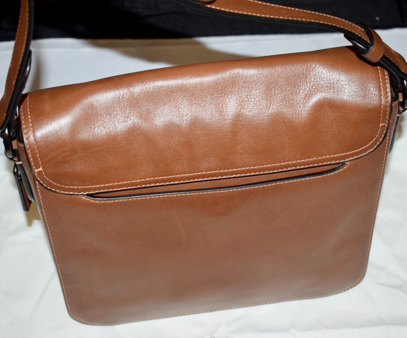 Coach Gotham Messenger 27 Brown Sport Calf Leather Shoulder Bag C2679 ~ #2