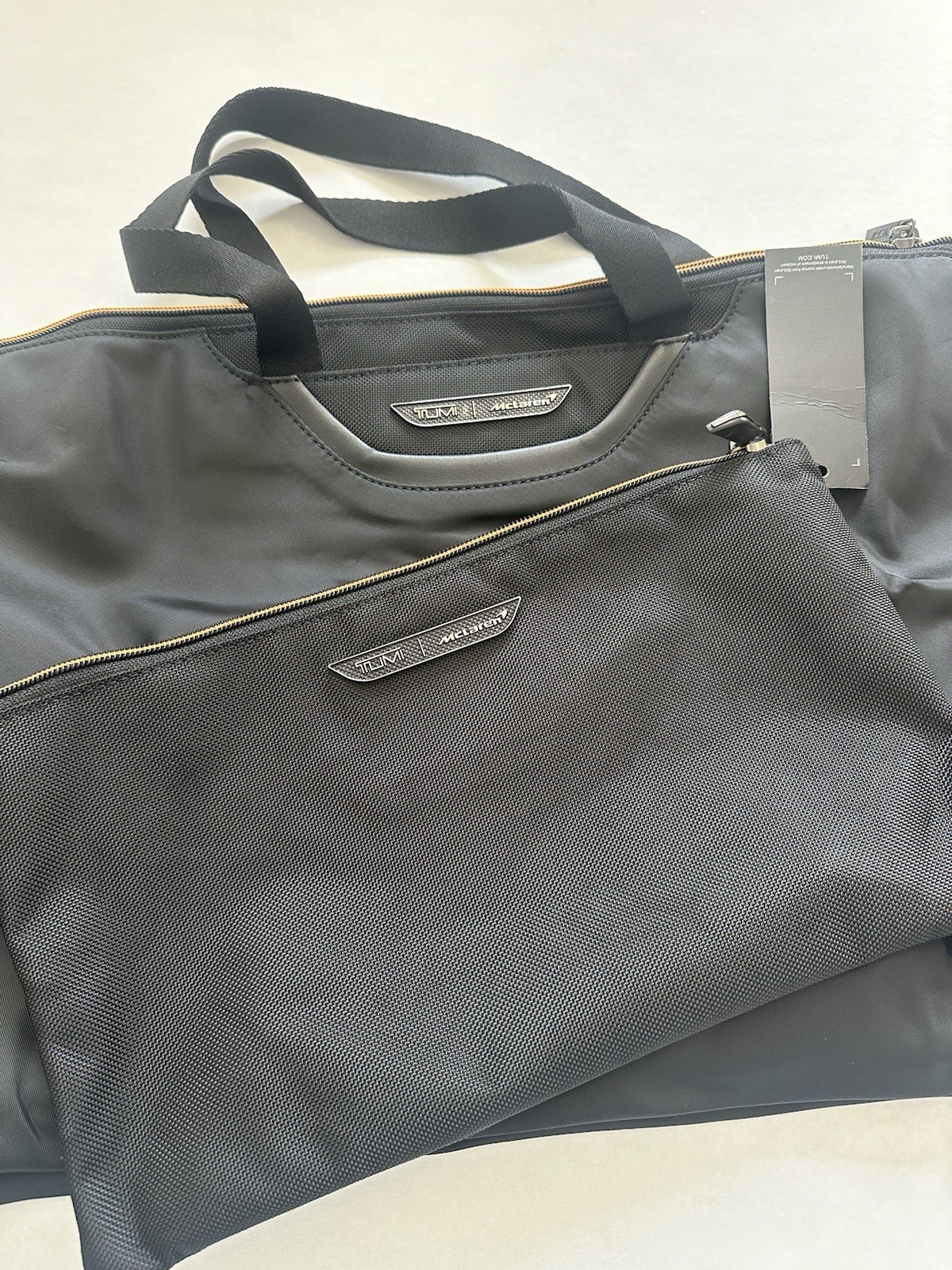 TUMI MCLAREN Just-in-case Tote Bag Black New