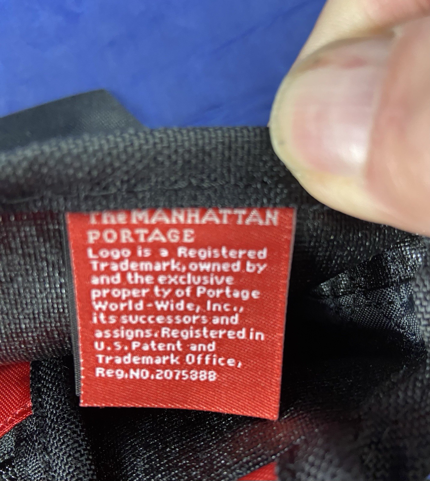 Manhattan Portage Nylon Messenger Bag Crossbody Black 11.5” Wide X 7.5” Tall NWT