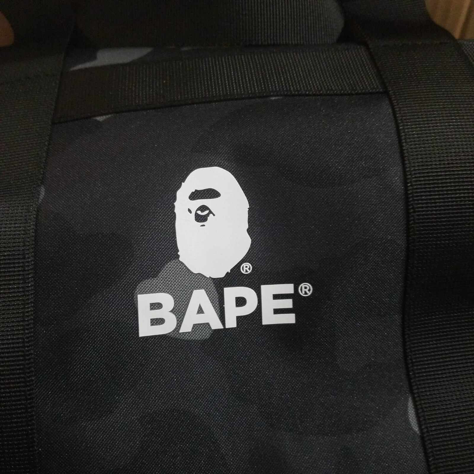 Bape x Takarajima Gray Camo Duffle Spring 2022 emook