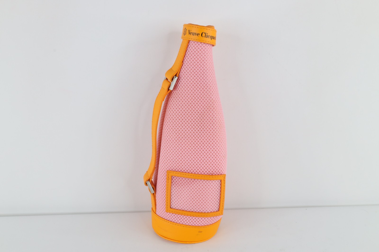 Veuve Clicquot Champagne Brut Rose Spell Out Handled Insulated Bottle Bag Cover