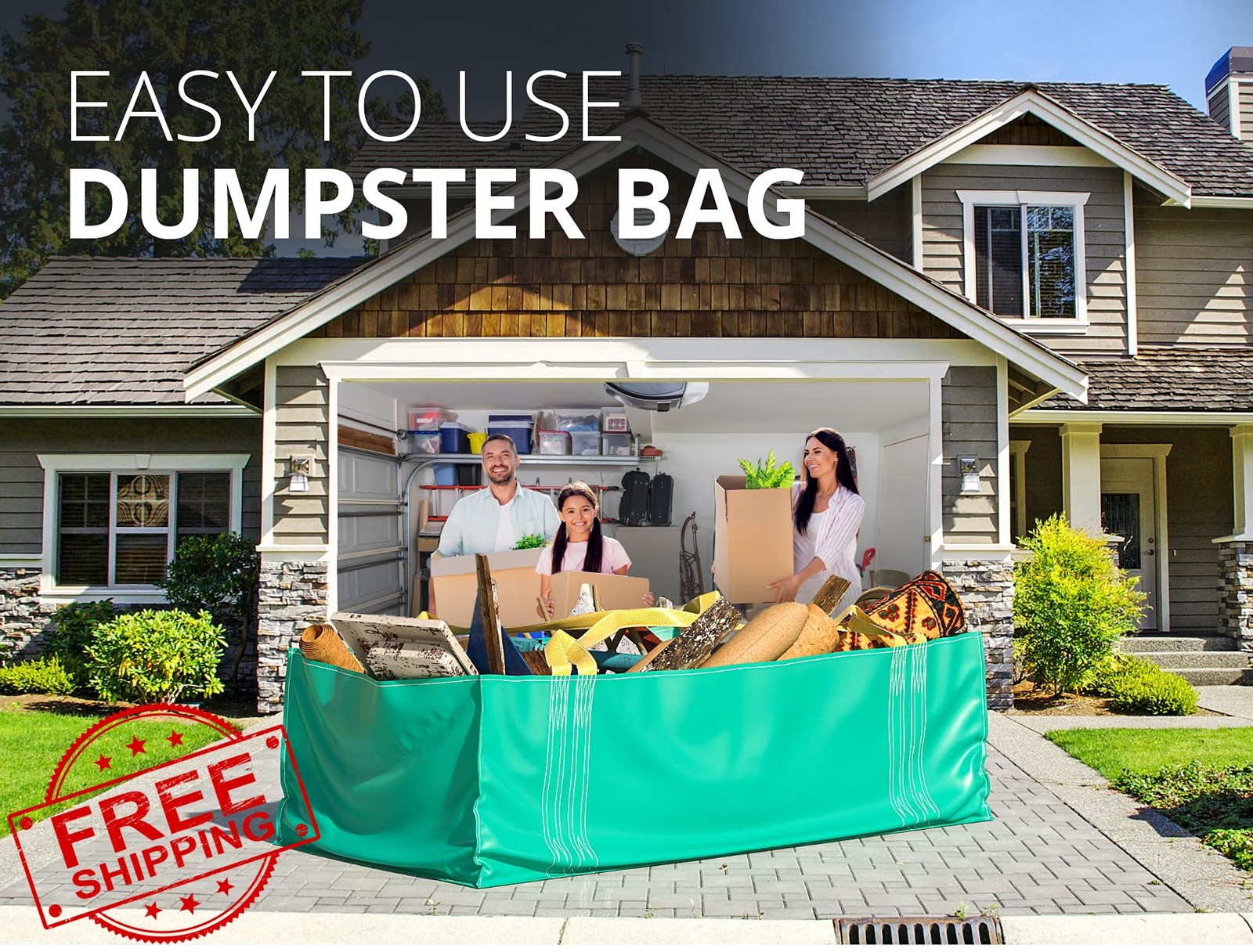 Skywin Dumpster Bag 96 Inches Length 1 Pack