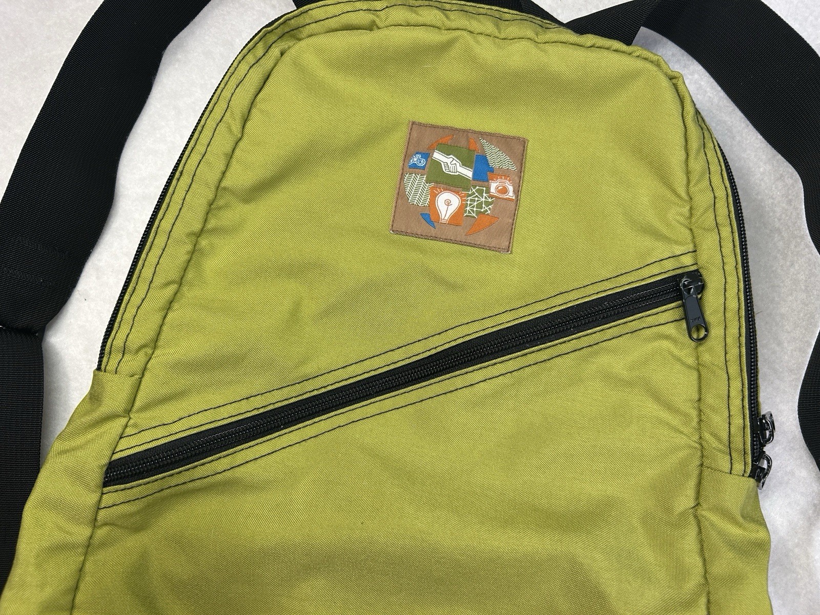 Rare TOM BIHN Early Design Daylight Backpack – Wasabi and Steel Cordura