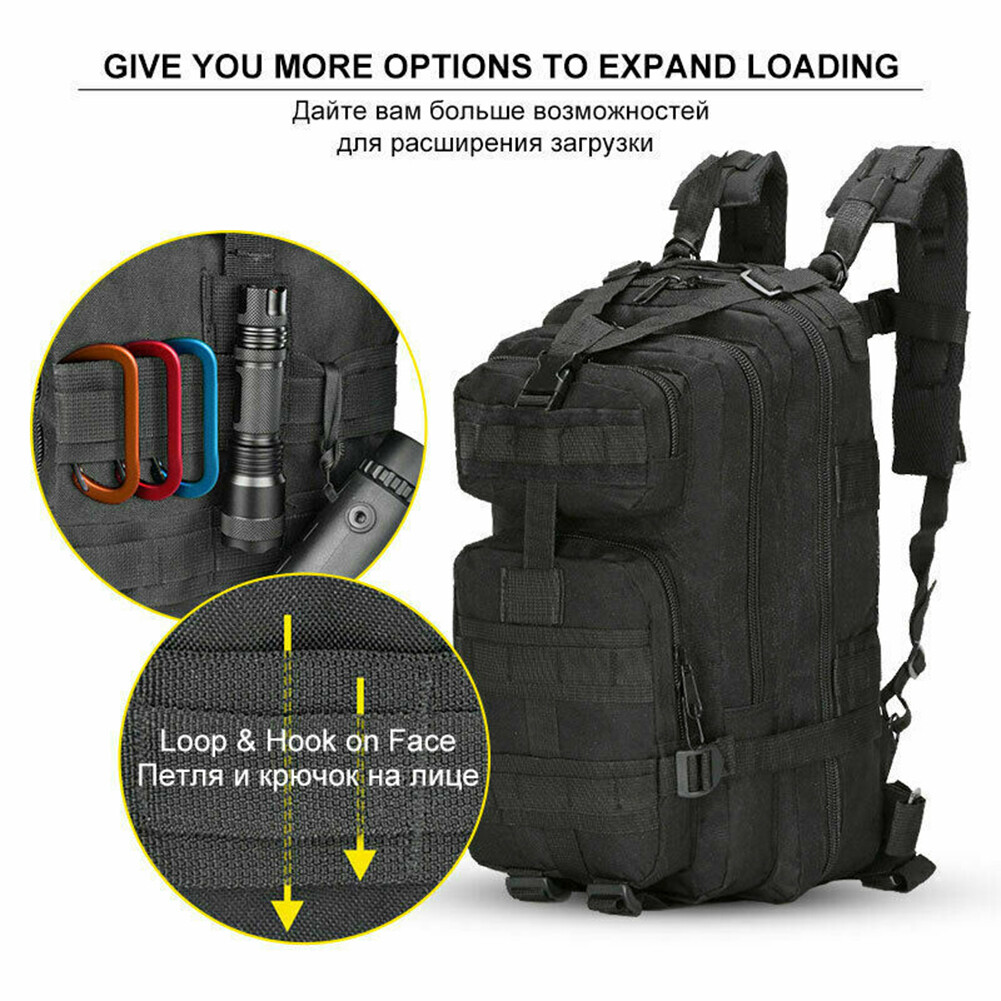 Military Tactical Backpack Large Army 3 Day Assault Pack Men Bugout Bag Rucksack