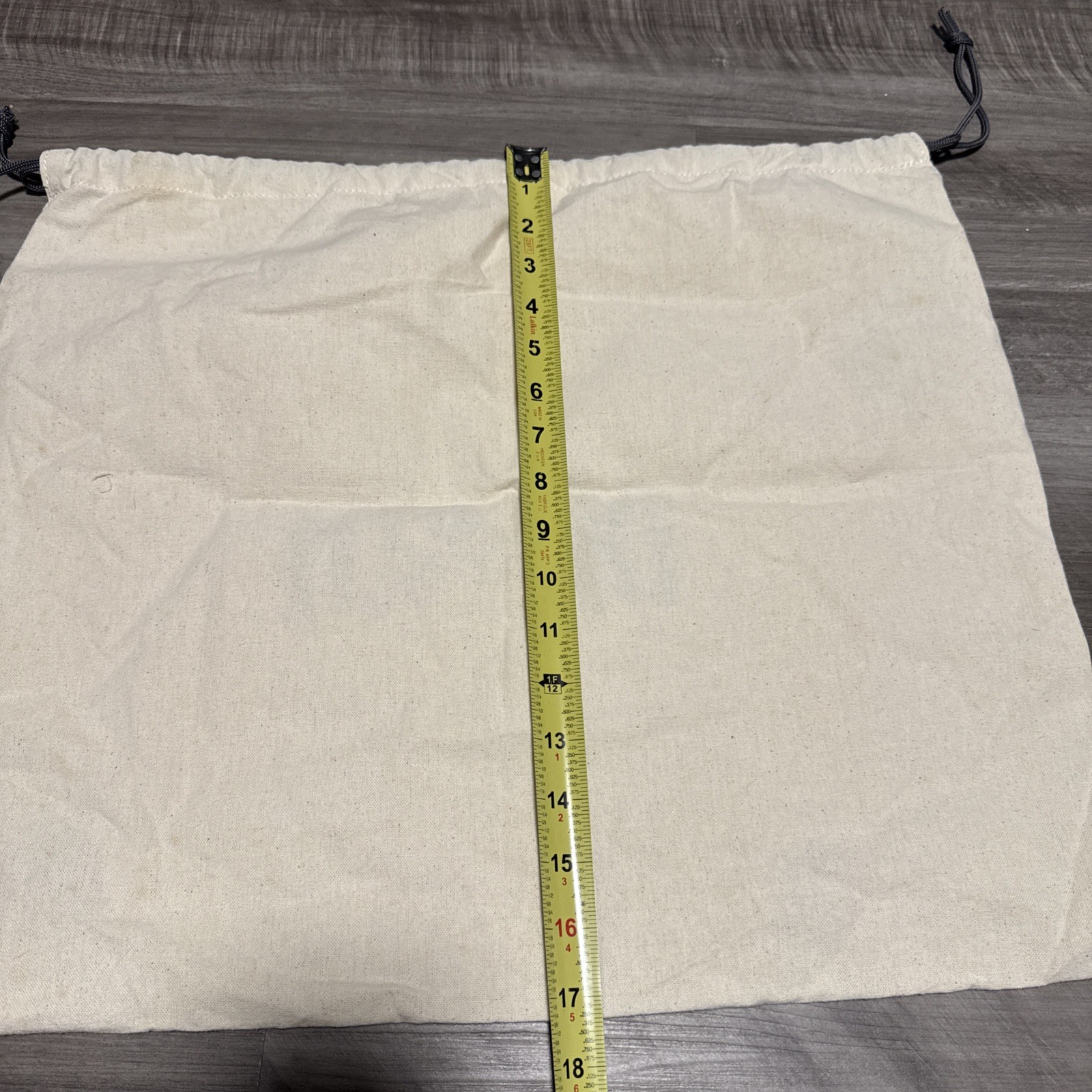 Duluth Trading Co Canvas XL Drawstring Laundry/Dust Bag 17.5 x 21” New