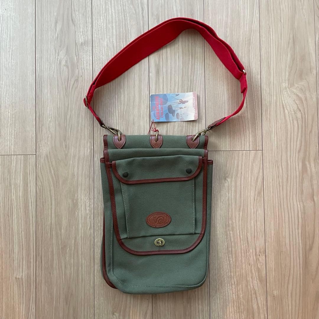 John Chapman Falconbag Canvas Green 26cm x 39cm x 10cm Used