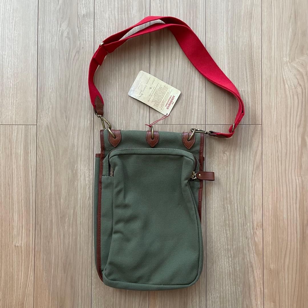 John Chapman Falconbag Canvas Green 26cm x 39cm x 10cm Used