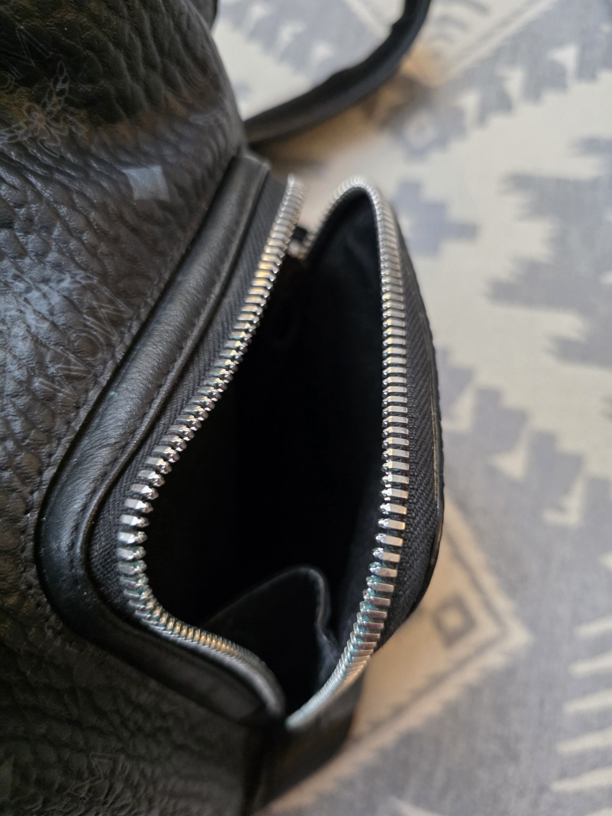 MCM Brandenburg Backpack Visetos Black Monogram – Authentic Excellent Condition
