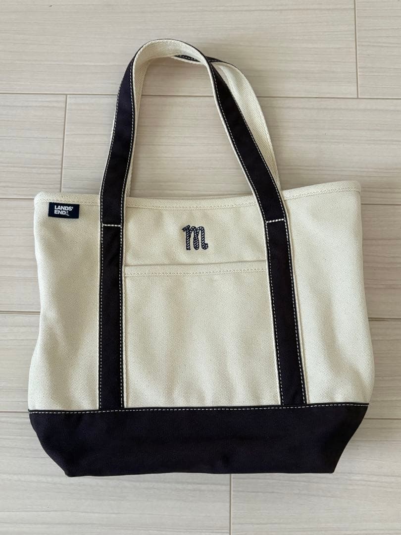 Lands’ End Medium Zip Tote Bag – 42x34x16 cm – Pre-Owned