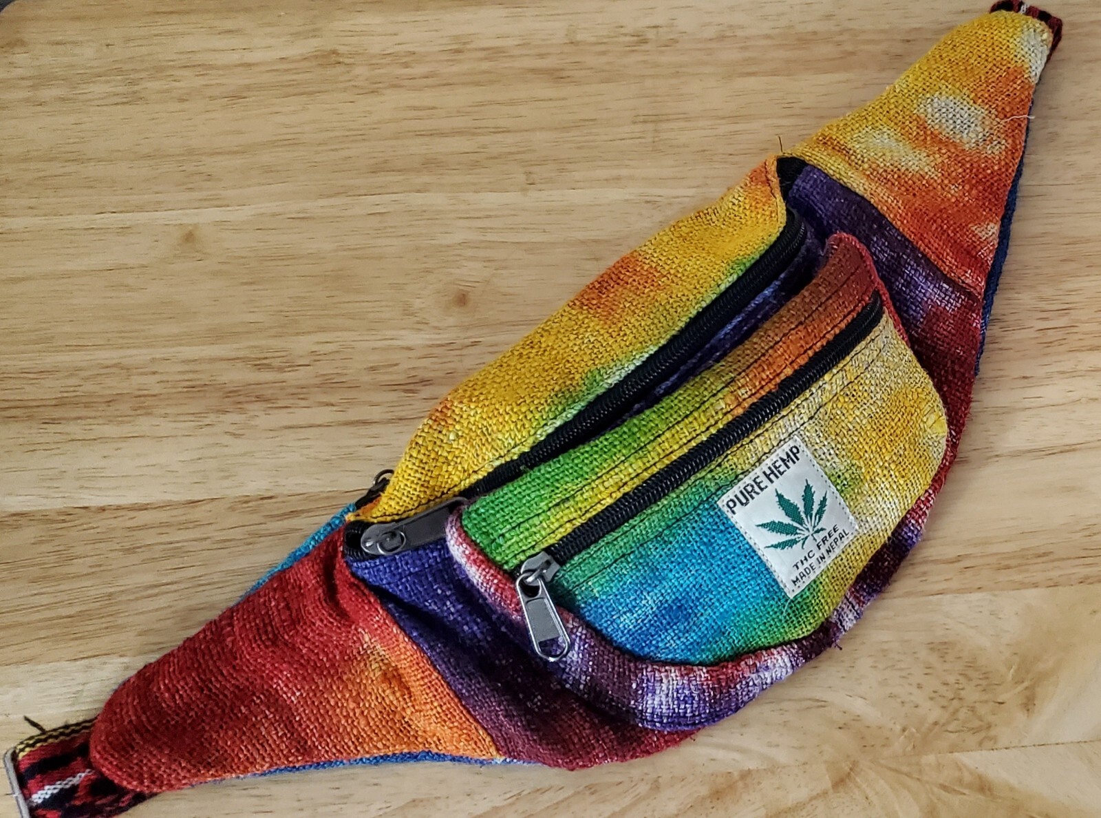 Tie Dye Hemp Fannypack