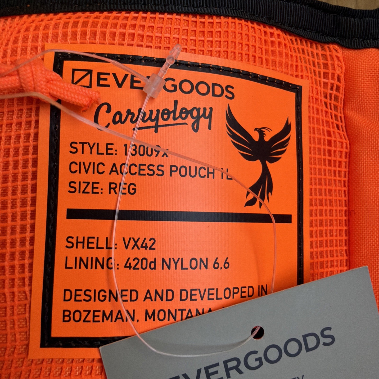 ✅ Evergoods x Carryology CAP1 Phoenix Civic Access Pouch 1L Black VX42 NEW RARE✅