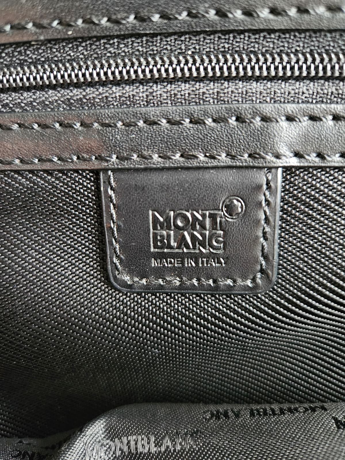 Montblanc Nightflight Document Briefcase – Nylon & Black Leather – ORIGINAL