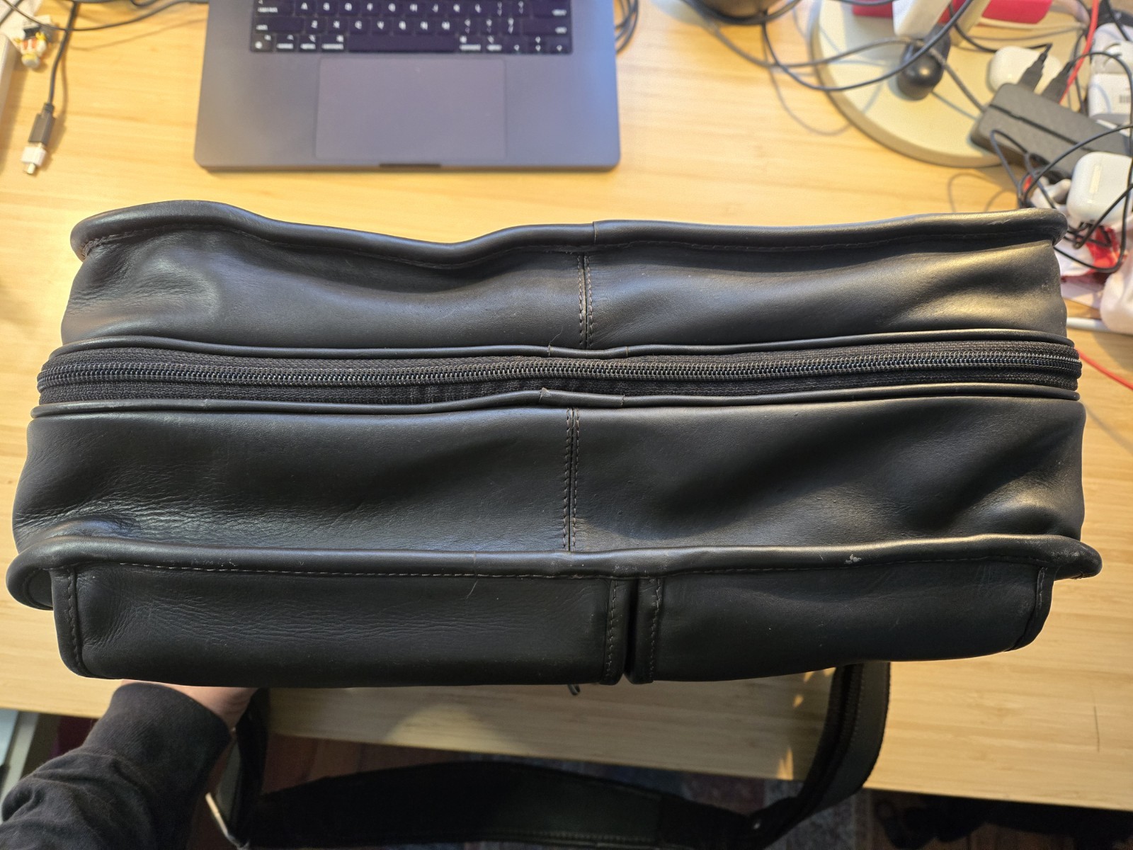 WILSONS LEATHER bag NEW with tags Brown Pelle Studio Laptop Briefcase