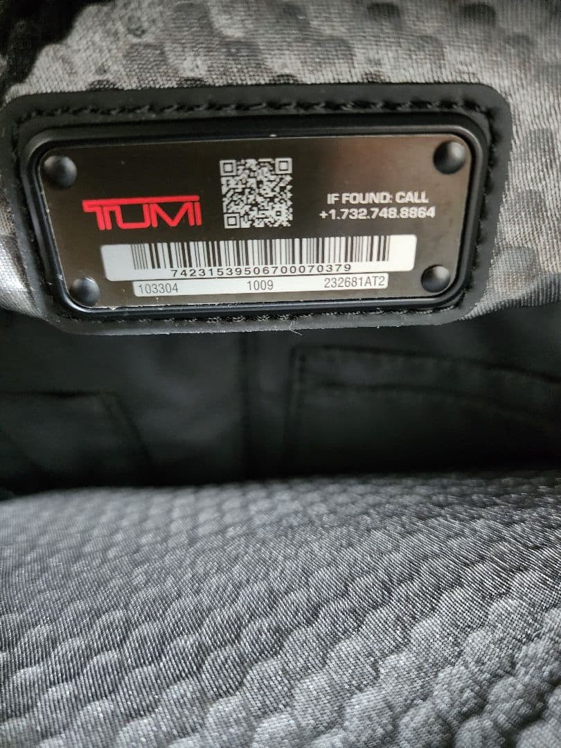 TUMI Alpha Bravo Nellis Backpack Gray Used 14x16x6.5 inches