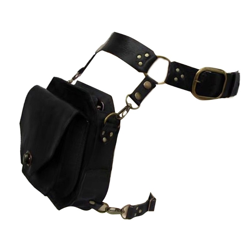 Steampunk Waist Pack Thigh Bag Medieval Waist Belt Drop Leg Bag Waist Bag