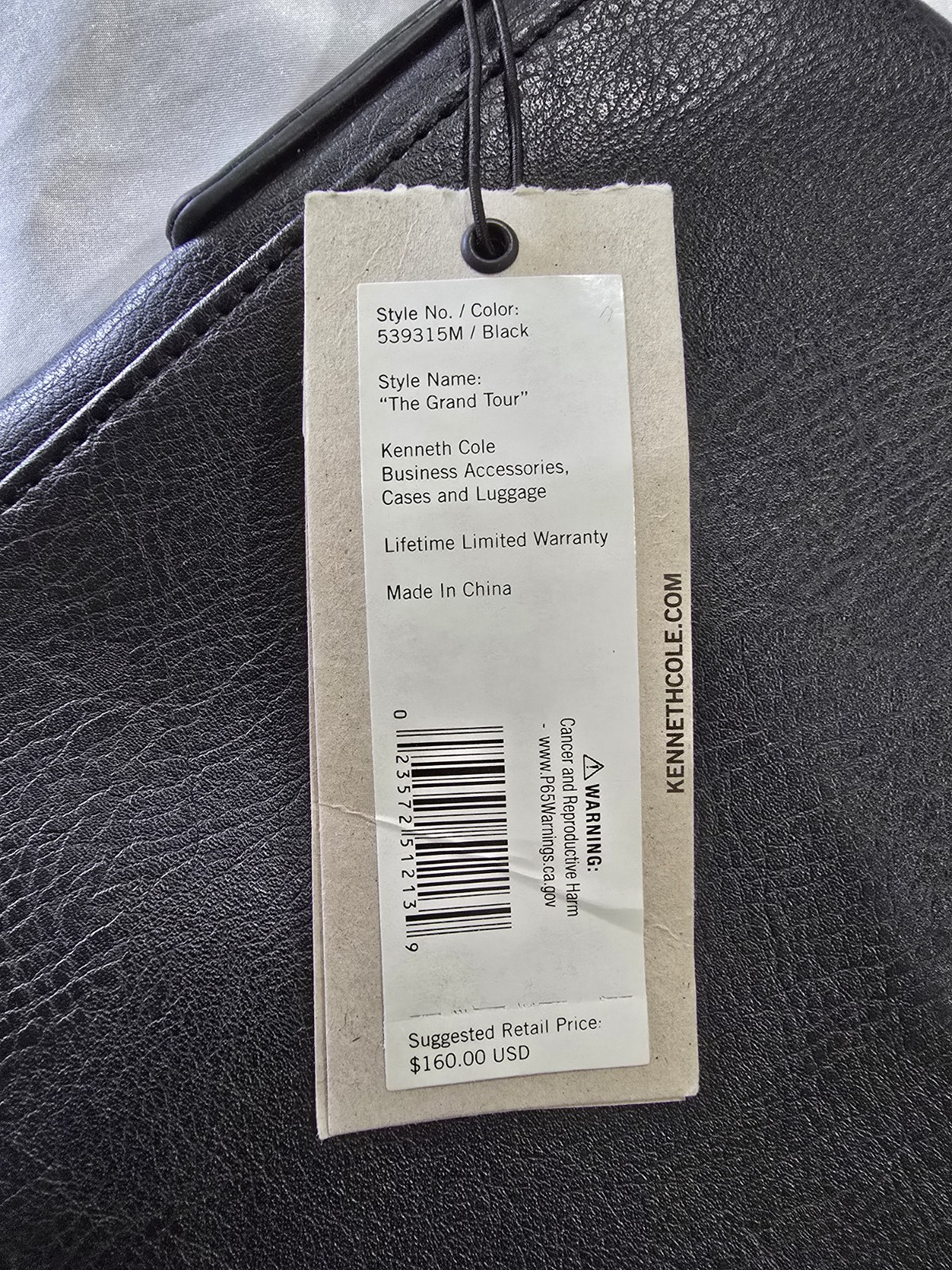 Kenneth Cole Reaction Black Crossbody Messenger