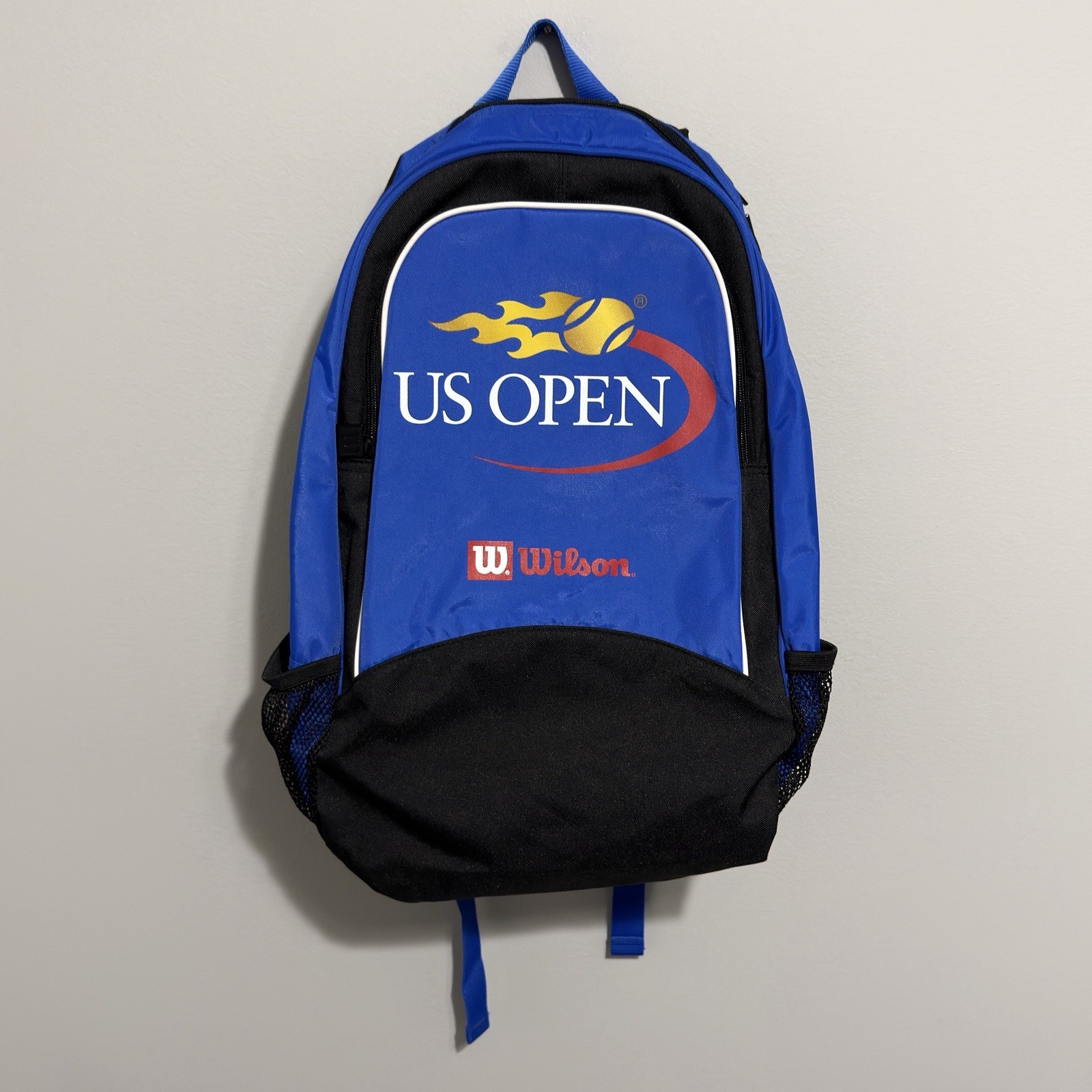 Wilson US Open Blue/Black Nylon Backpack