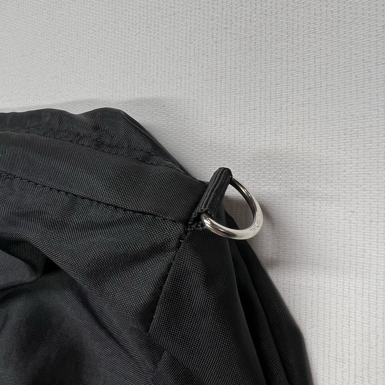 VTG Academy Broadway Bag Black Duffel Nylon Gym Travel Camping Zip Logo Y2K