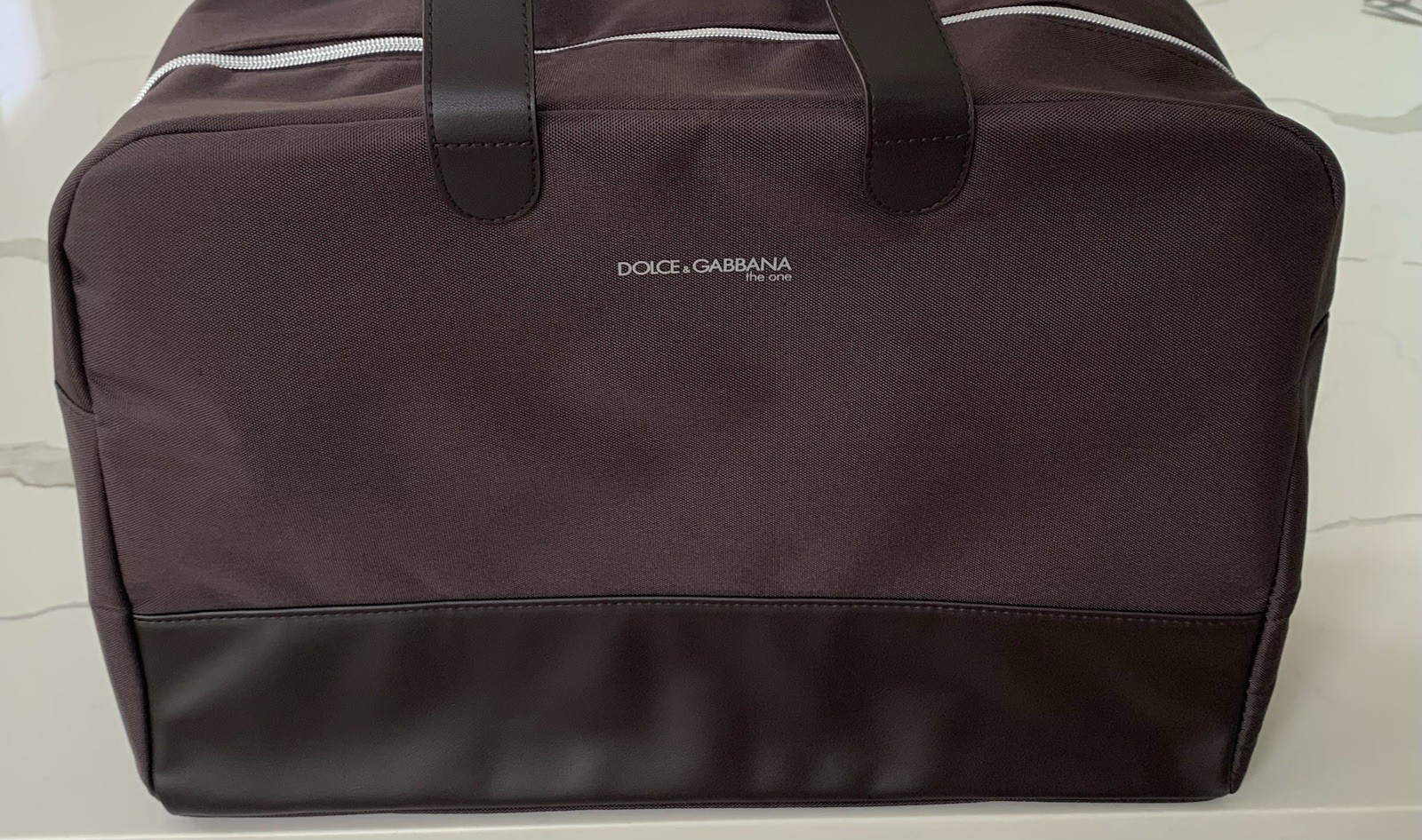 Dolce & Gabbana the one Brown Weekender Carry-on travel Gym Hand Bag New