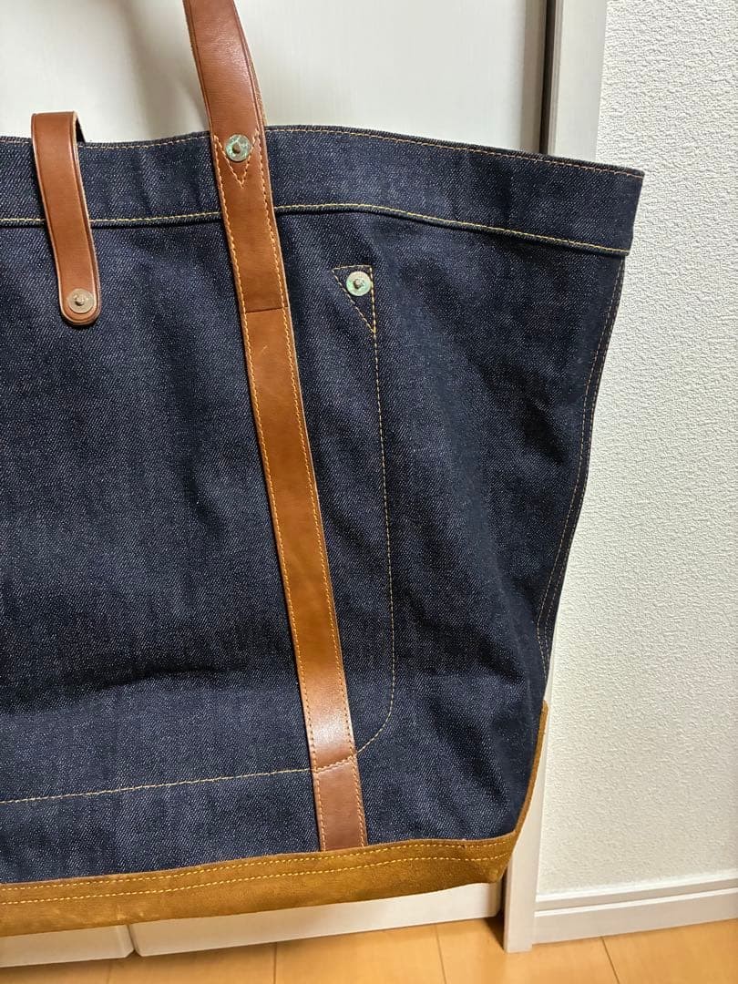 RRL Indigo Denim Tote Bag