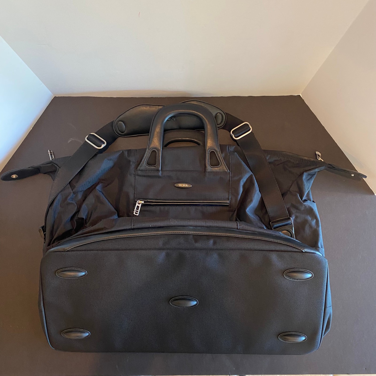 Tumi Black CNN Duffle Bag
