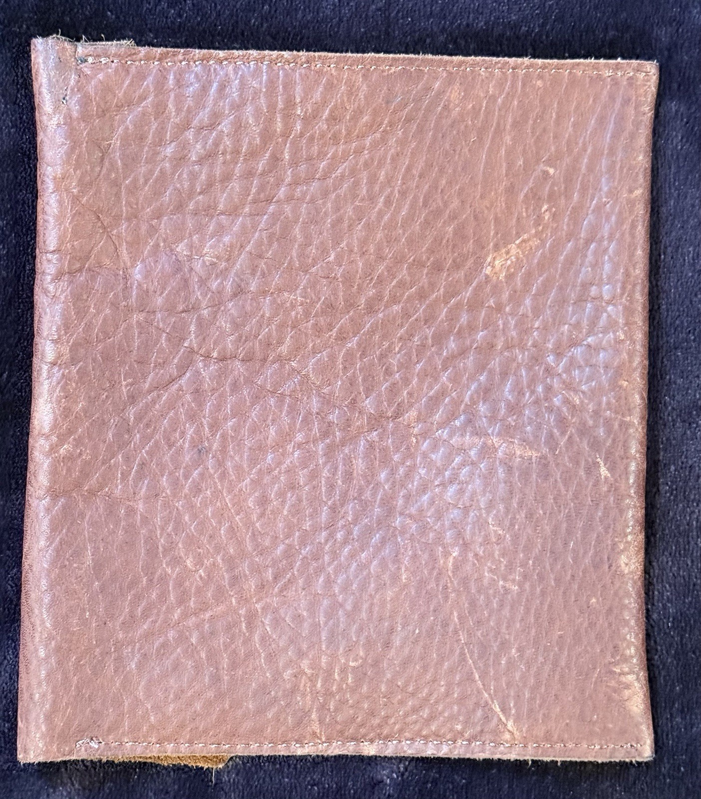 Handmade Leather Pouch – Brown – 7.5” X 6.5”