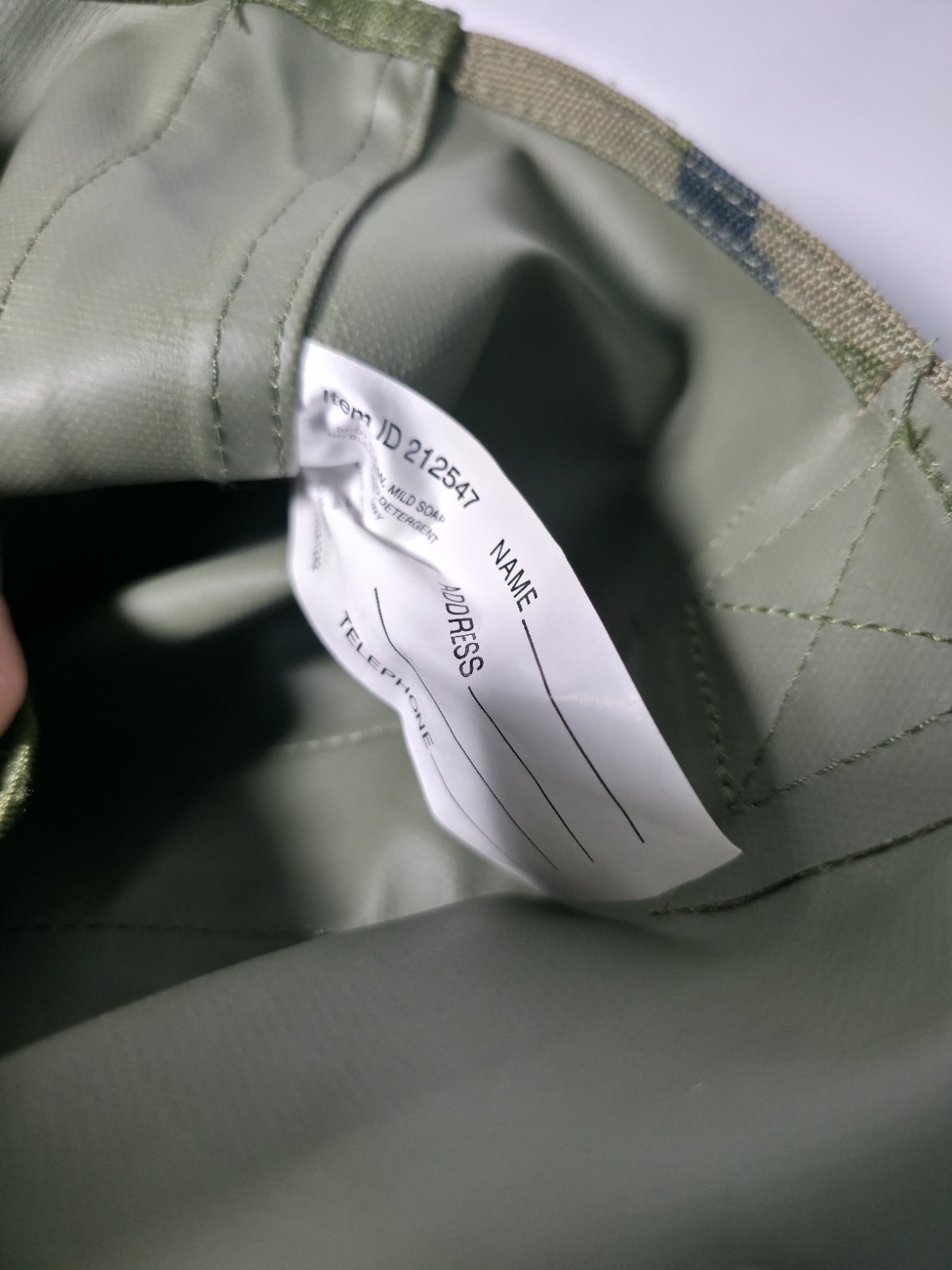 L.L Bean Hunter’s Tote Bag Shopper – Open Top – Green Camouflage Print (P3)
