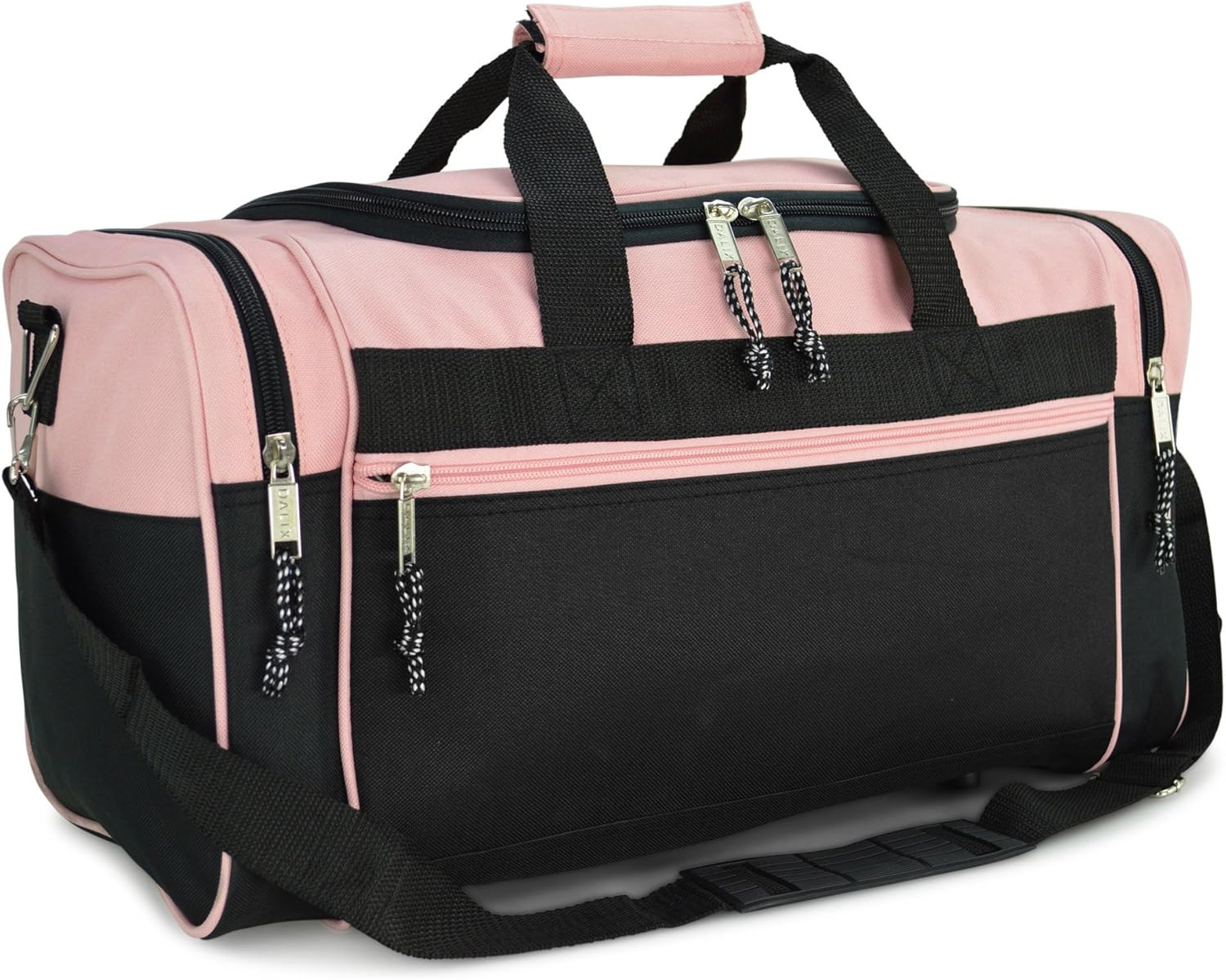 DALIX 21″ Blank Sports Duffle Bag Gym Bag Travel Duffel with Adjustable Strap in