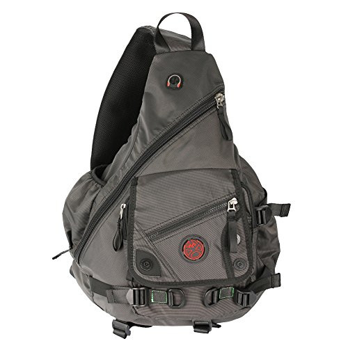 Large Sling Bag Laptop Backpack Cross Body Messenger Bag Shoulder A-black