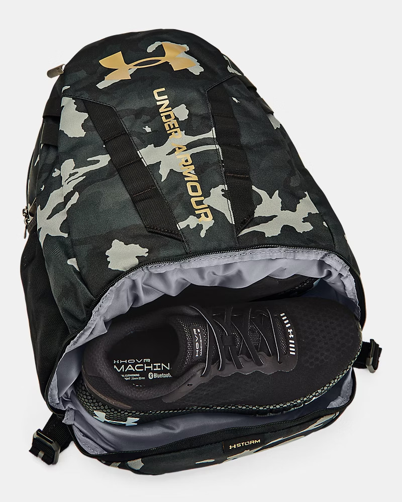 Under Armour UA Hustle 5.0 Backpack 29L Water Resistant Laptop School Gym Travel