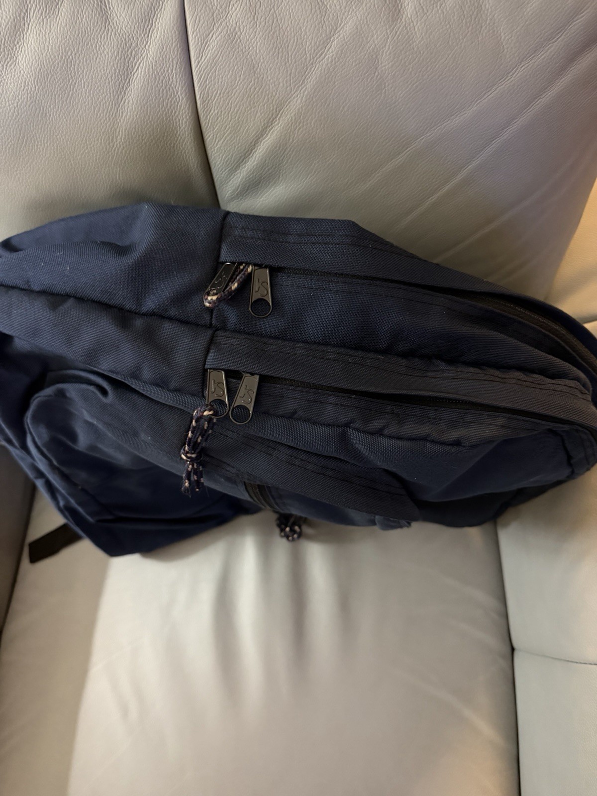 JANSPORT Big Student JS0A47JK Navy Double Big Pocket 4 Pocket