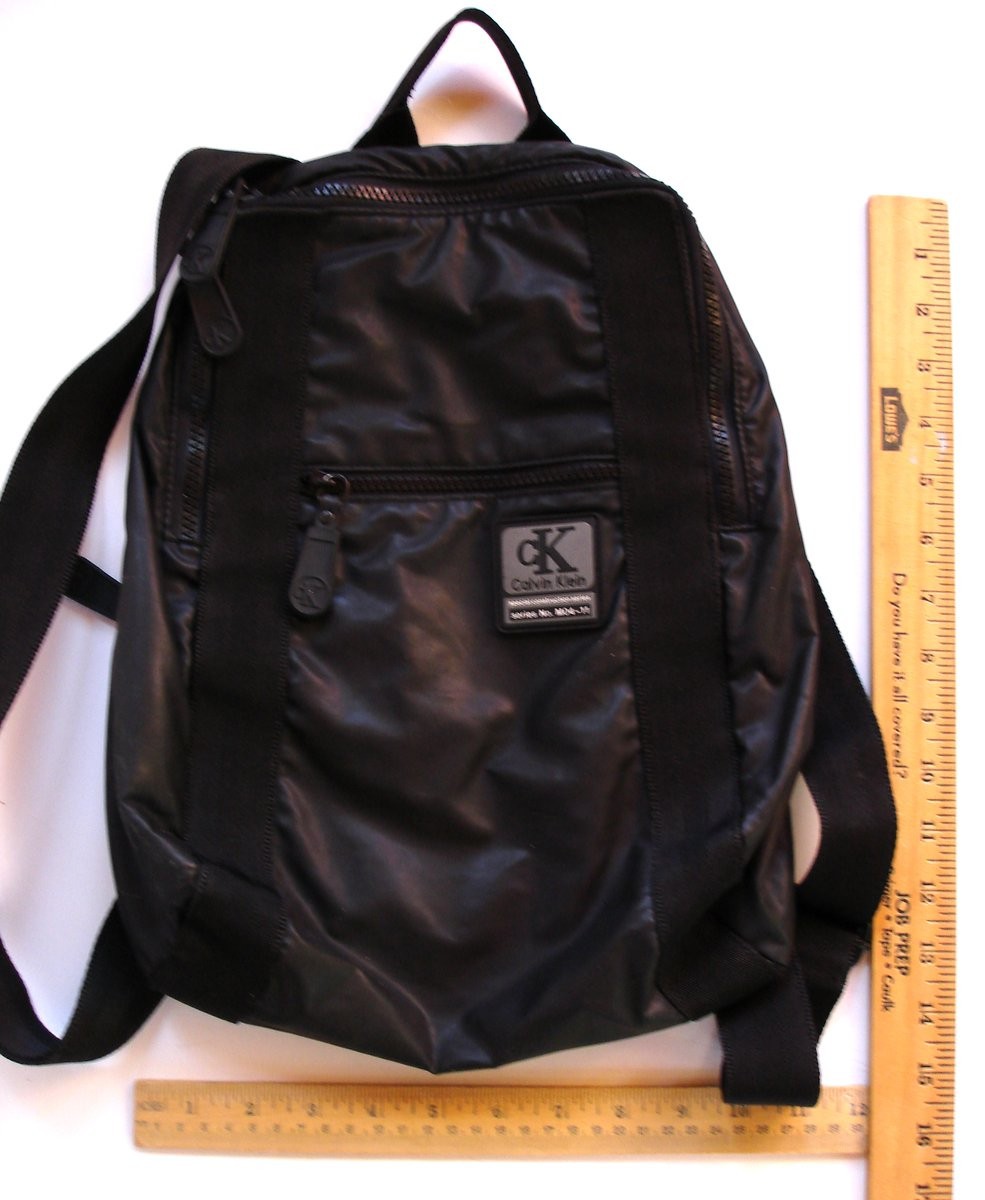 VTG cK Calvin Klein MO4-11 Technical Backpack Black Archive Utility Gorpcore