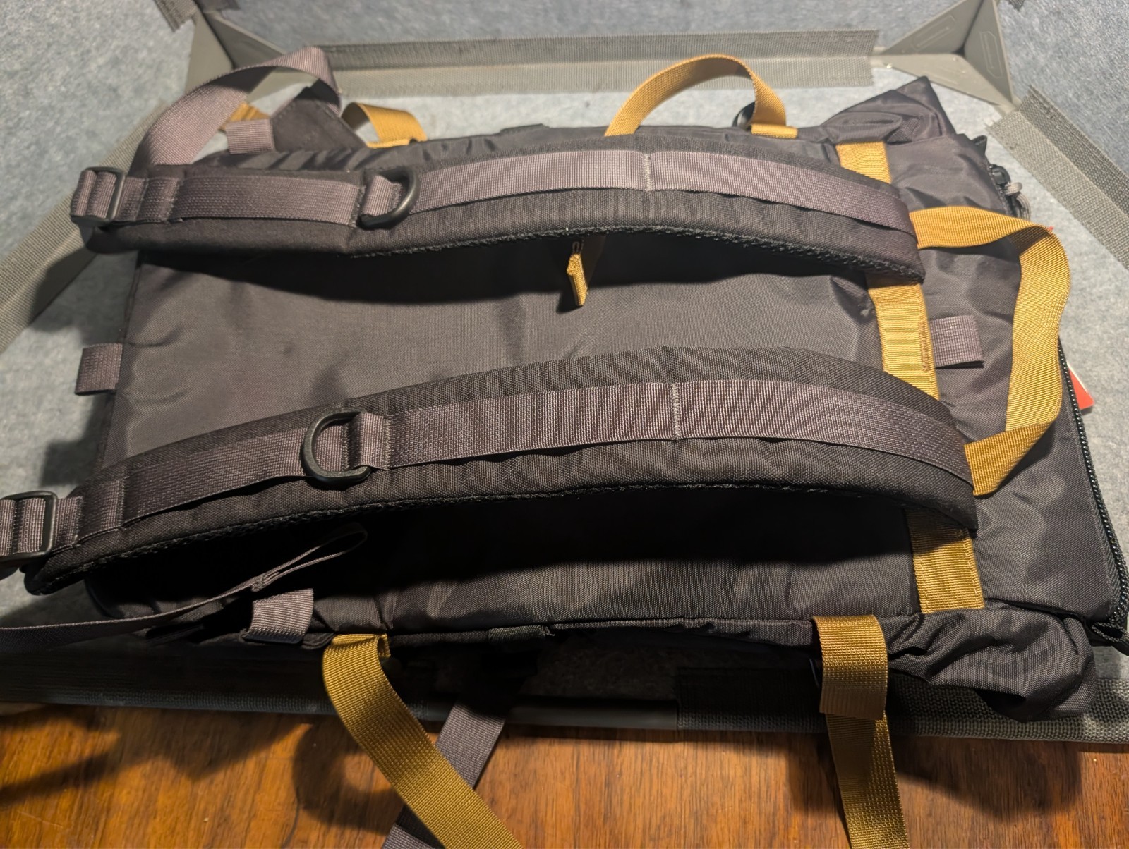 Topo Designs Rover Pack Tech Black/Black Tan straps Backpack NWT logo w/ bonus c