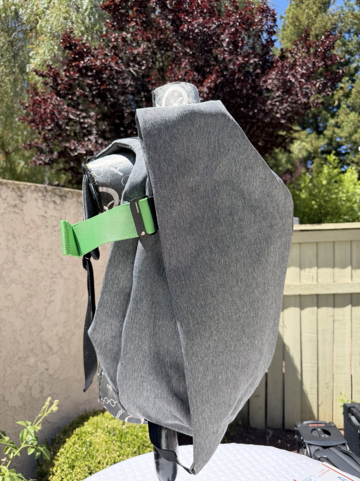 Cote & Ciel Isar Rucksack Evernote Limited Edition Grey Green Backpack Sz Medium
