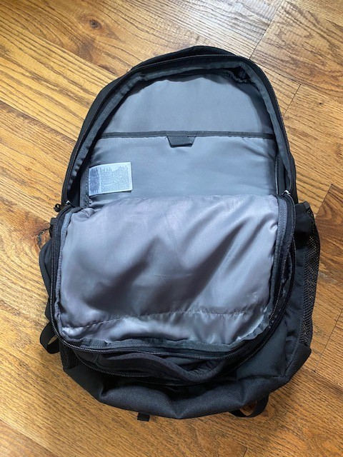 The North Face Vault Backpack Black- One Size Laptop School Travel