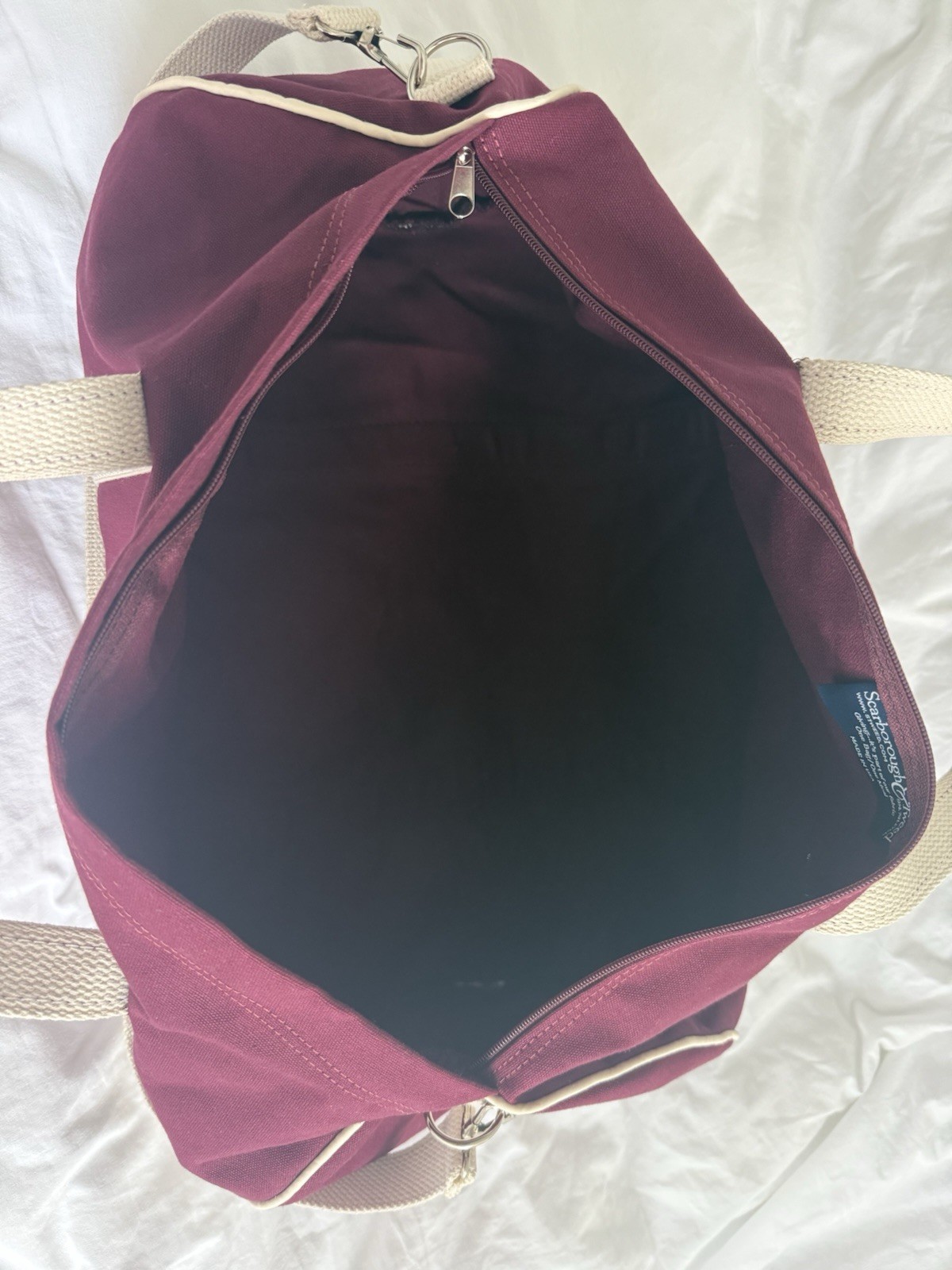 Authentic Santander Bank Corporate & Investment Banking – Burgundy Banker Bag