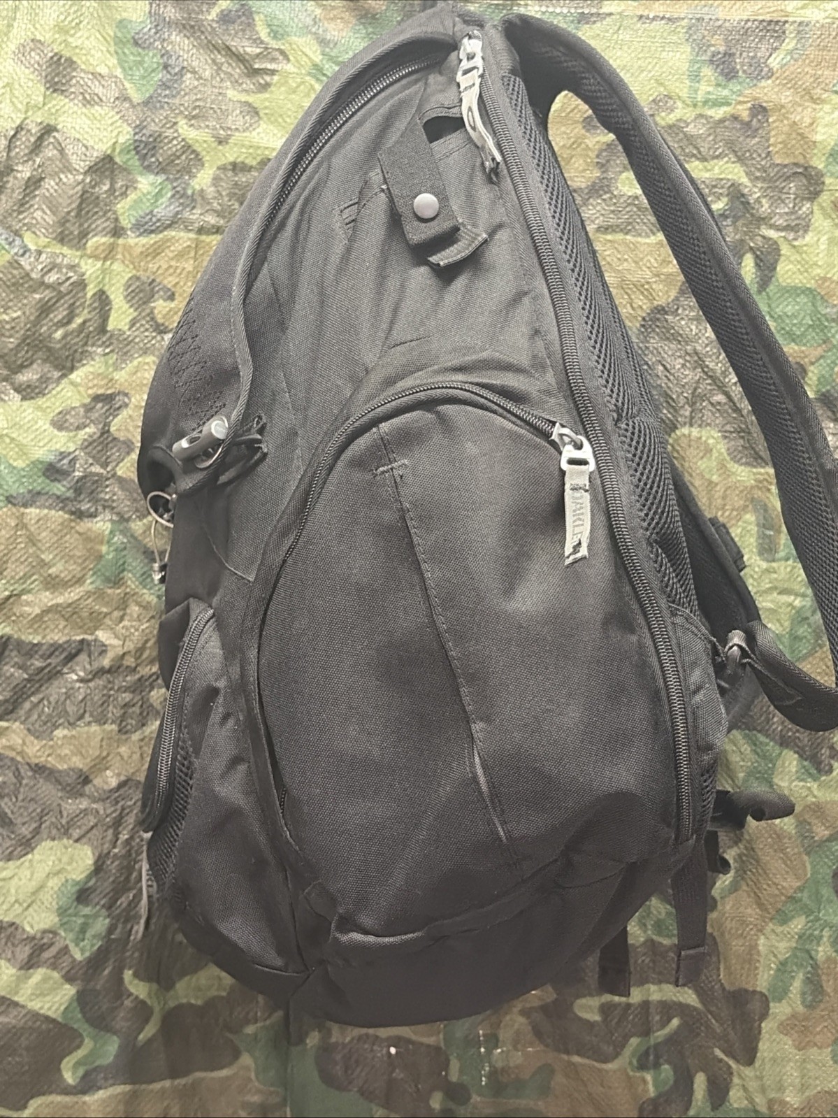 Oakley Panel Backpack Black Book of Eli Tactical Field Gear Bag Y2K Tech