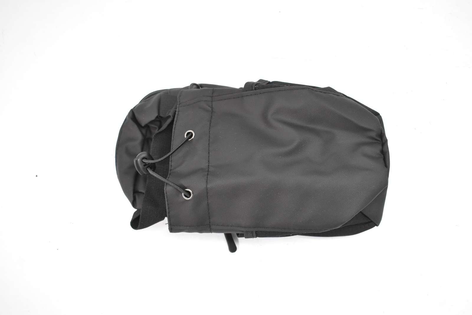 Black Hanging Organizer Storage Bag Drawstring Bottle Pocket Gear 10″ Utility