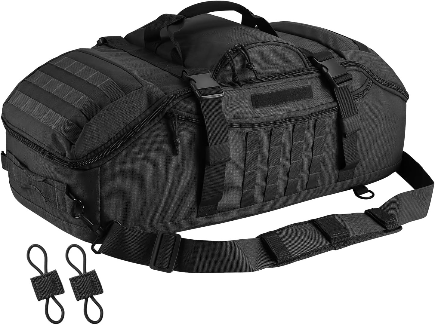 55L Large Duffle Bag, 3-In-1 Tactical Backpack MOLLE Pack for Sports, Gym, Outdo