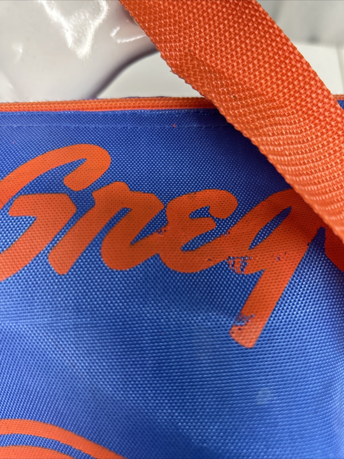 VTG Macgregor Nylon Red And Blue Duffle Bag Gym Bag