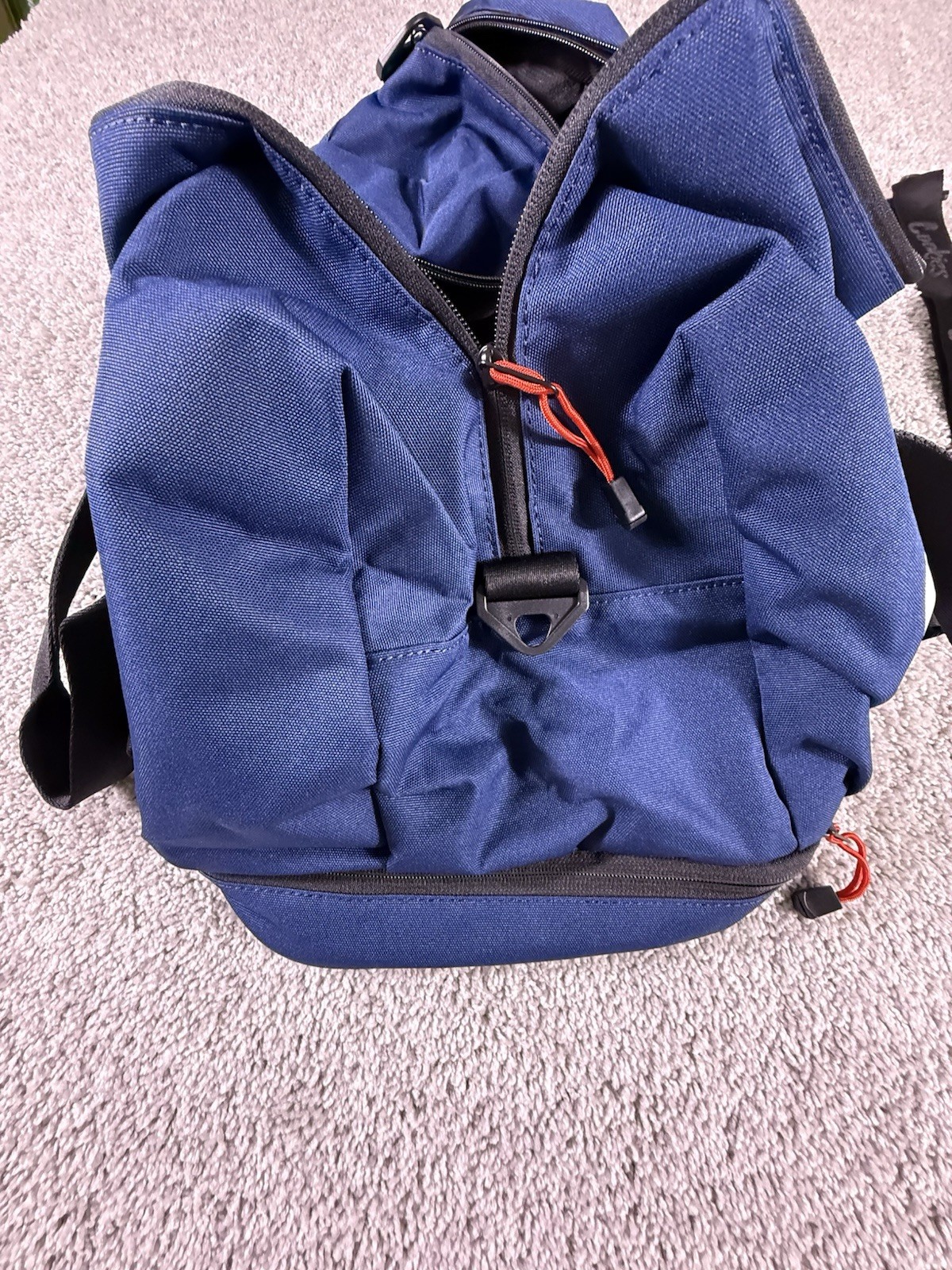 NWT Cookies Smell Proof Large Duffel Bag Navy Blue White Lettering