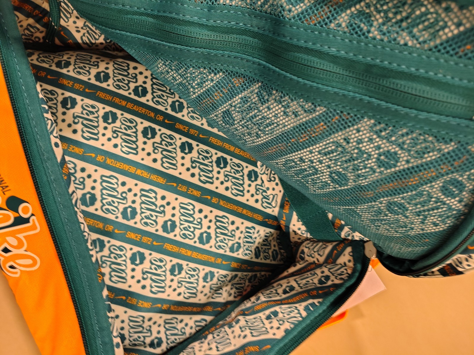 Nike Shoe Box Bag Beaverton Orange