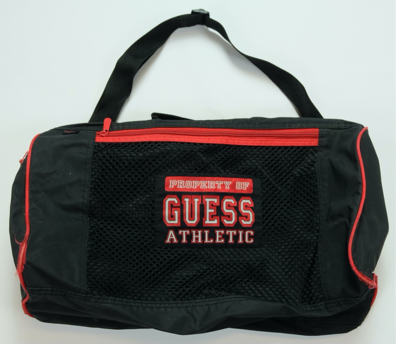 Rare Vintage GUESS Watches Property of Guess Athletic Spell Out Duffle Bag 90s