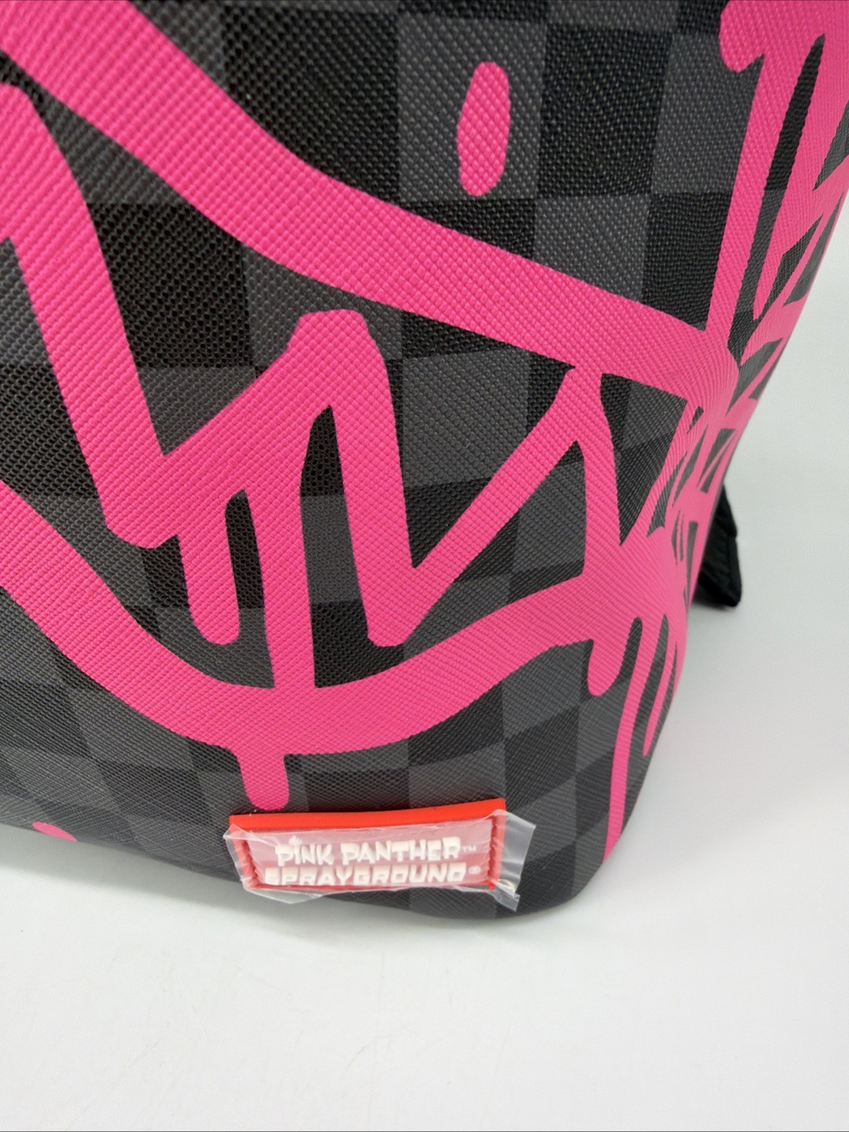 pink panther sprayground backpackB8790 $140.00 Leather 16x6x14 Inches