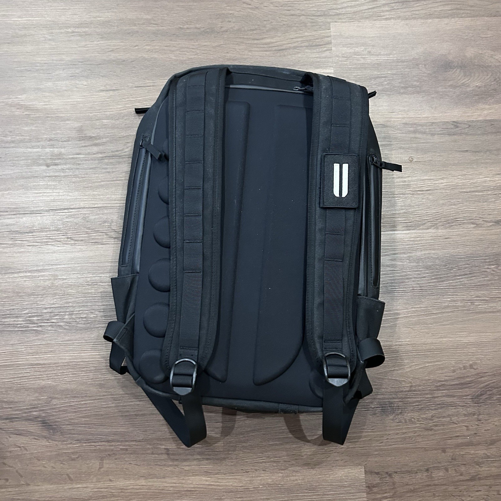 NOBULL Canvas Cotton Black Backpack 23L Gym Lifting Bodybuilding Bag Laptop